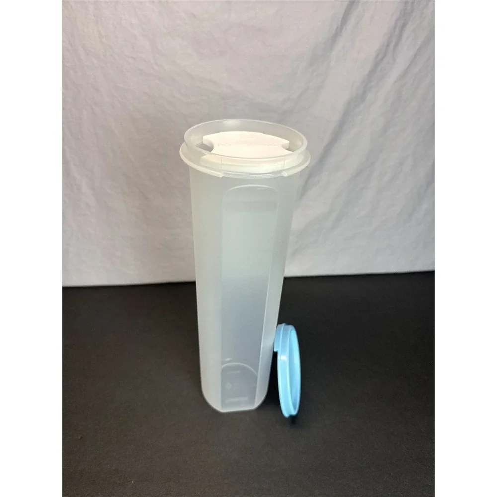 New Tupperware Modular Mates Spaghetti Dispenser 1.1L Measure Insert White Blue